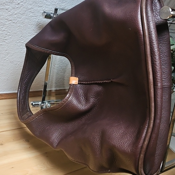 UGG Brown Leather Hobo Bag. - Picture 6 of 6